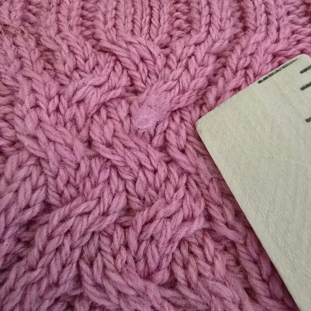 Aran Crafts Sweater Womens XL Pink 100% Merino Wool Cable Knit Made in Ireland - Picture 11 of 13
